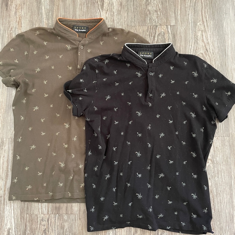 The Kooples pair of polos size medium